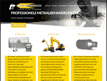 Tablet Screenshot of kd-services.nl